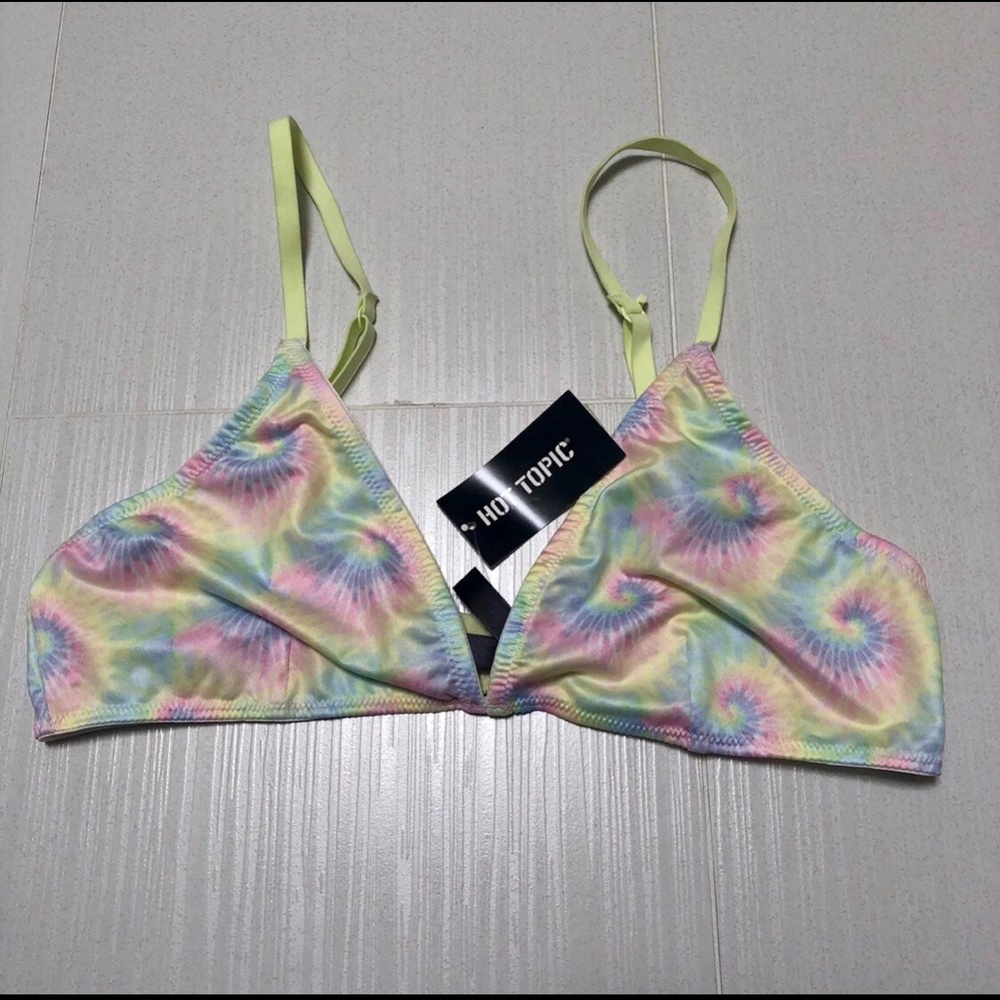 Pastel tie dye bralette